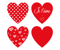 Autocollant St Valentin