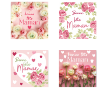 Autocollant "F&ecirc;te des m&egrave;re"