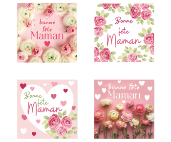 Autocollant "F&ecirc;te des m&egrave;re"